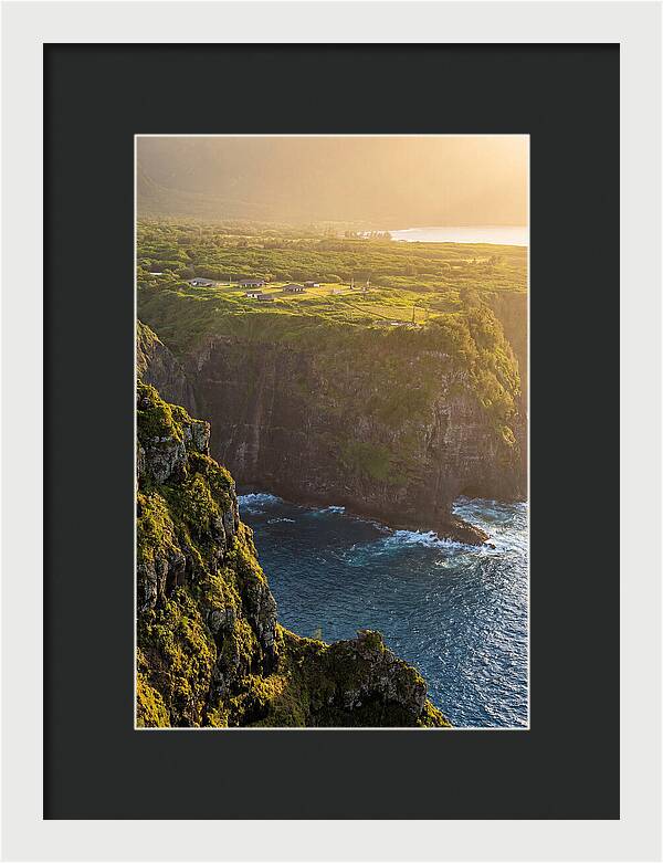 Kalaupapa Peninsula From Sea Cliffs Above