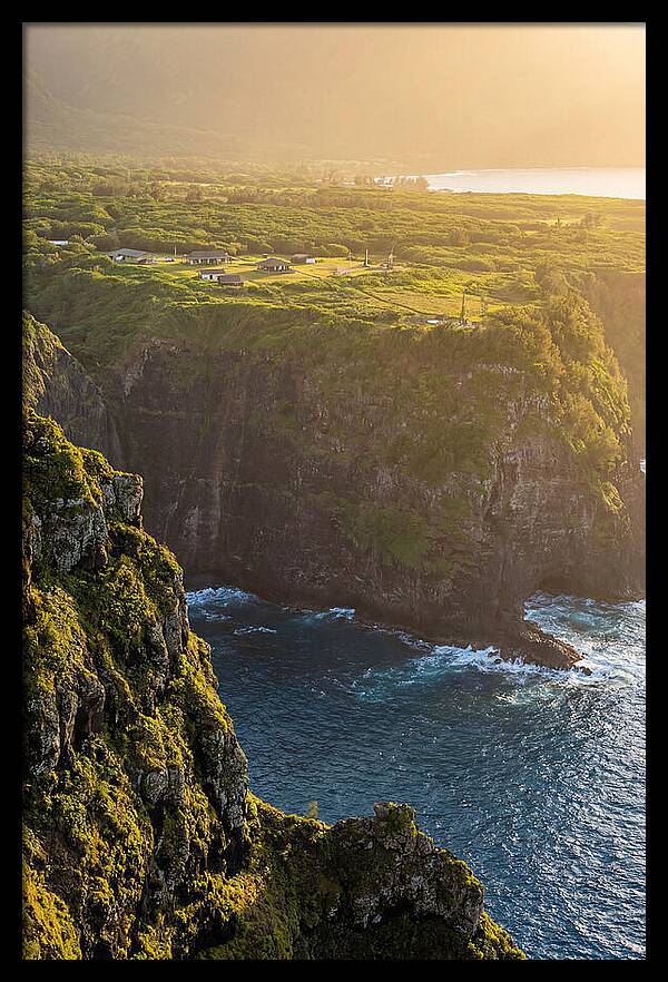 Kalaupapa Peninsula From Sea Cliffs Above