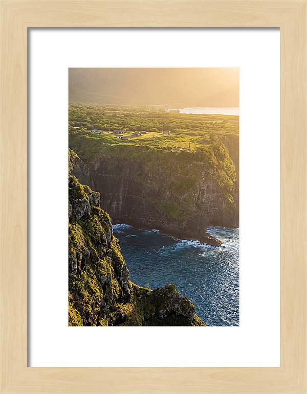 Kalaupapa Peninsula From Sea Cliffs Above
