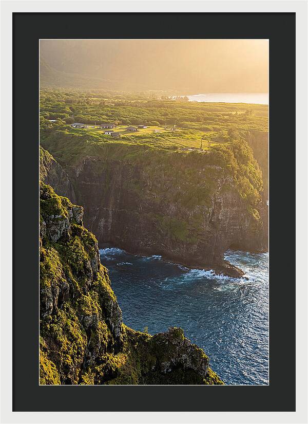 Kalaupapa Peninsula From Sea Cliffs Above