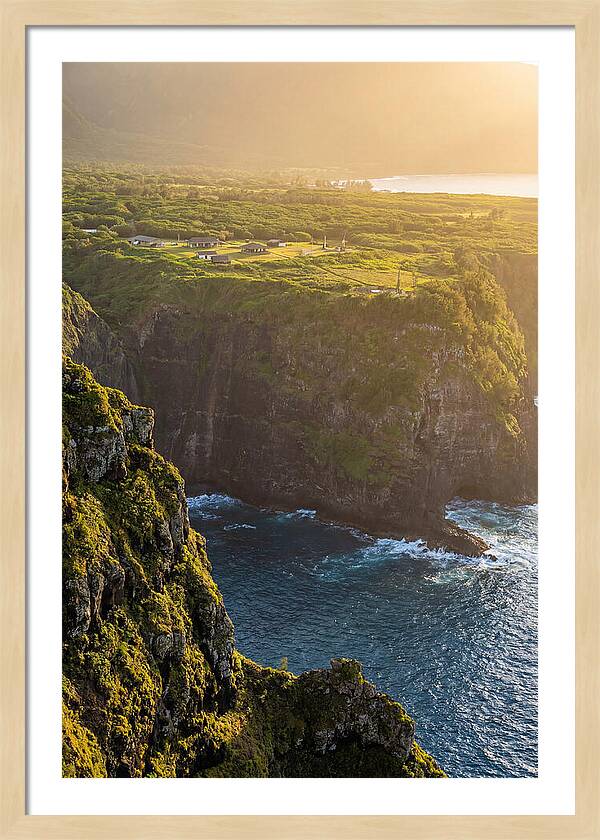 Kalaupapa Peninsula From Sea Cliffs Above