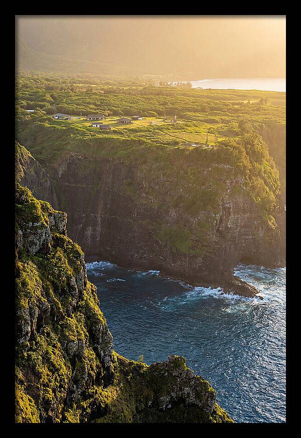 Kalaupapa Peninsula From Sea Cliffs Above