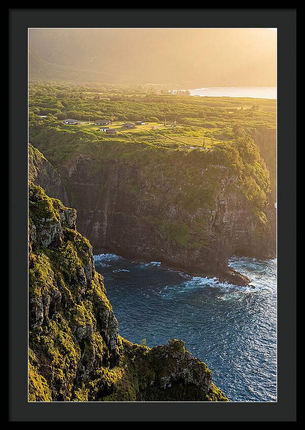 Kalaupapa Peninsula From Sea Cliffs Above