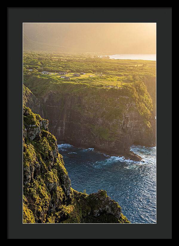 Kalaupapa Peninsula From Sea Cliffs Above