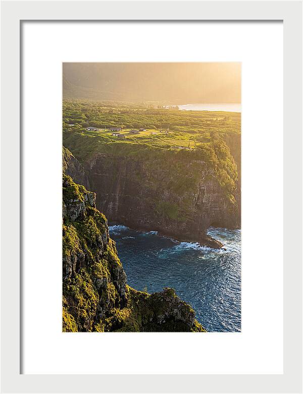 Kalaupapa Peninsula From Sea Cliffs Above