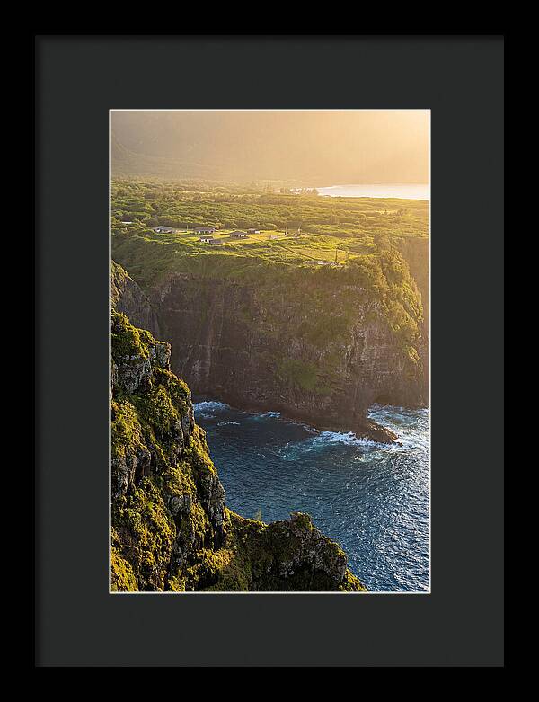 Kalaupapa Peninsula From Sea Cliffs Above