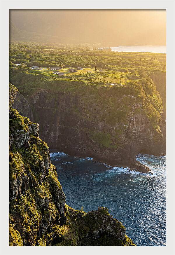 Kalaupapa Peninsula From Sea Cliffs Above