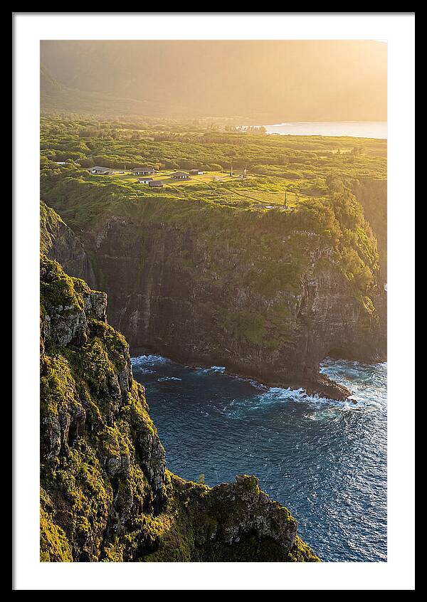 Kalaupapa Peninsula From Sea Cliffs Above