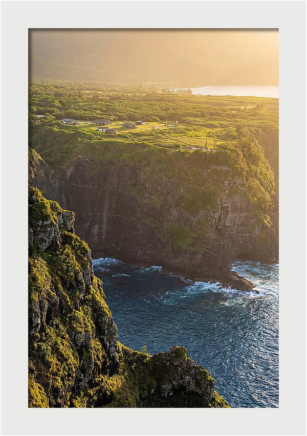 Kalaupapa Peninsula From Sea Cliffs Above