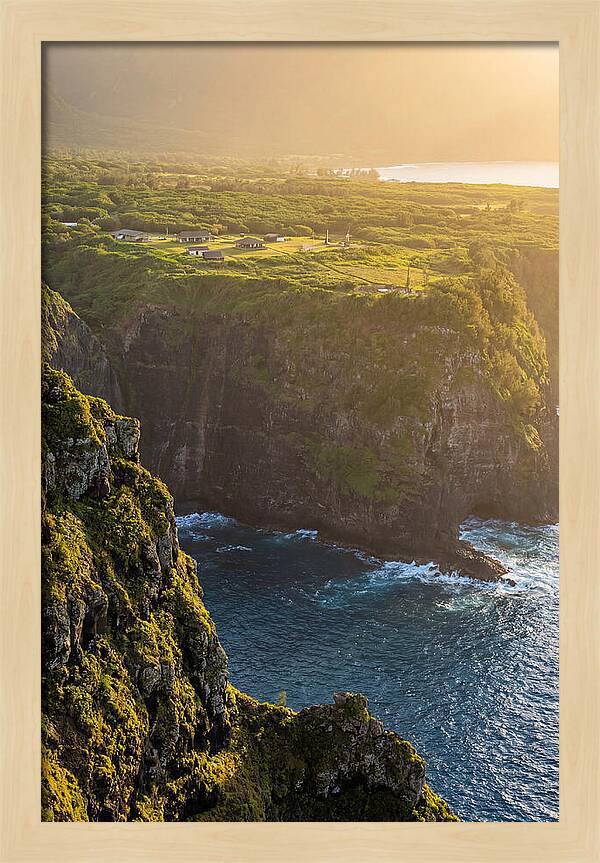Kalaupapa Peninsula From Sea Cliffs Above