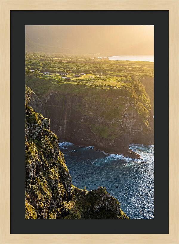 Kalaupapa Peninsula From Sea Cliffs Above