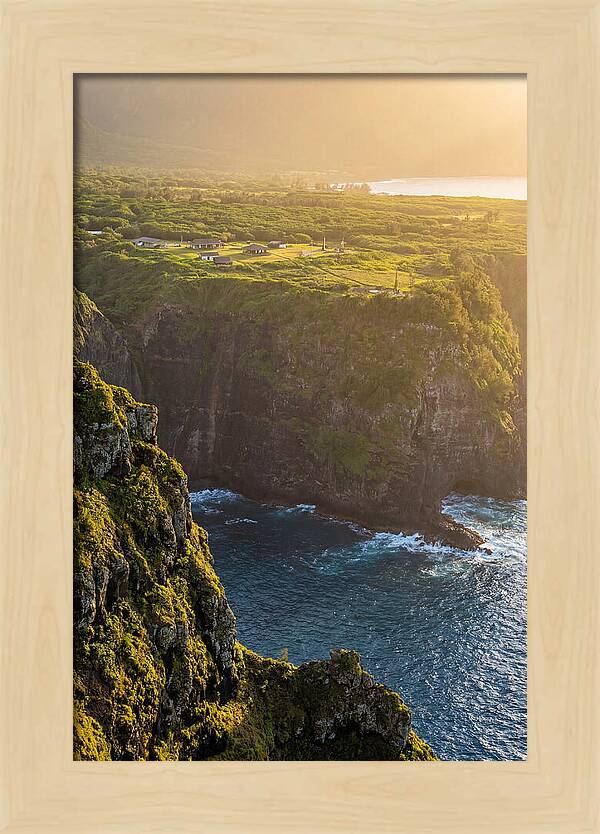 Kalaupapa Peninsula From Sea Cliffs Above