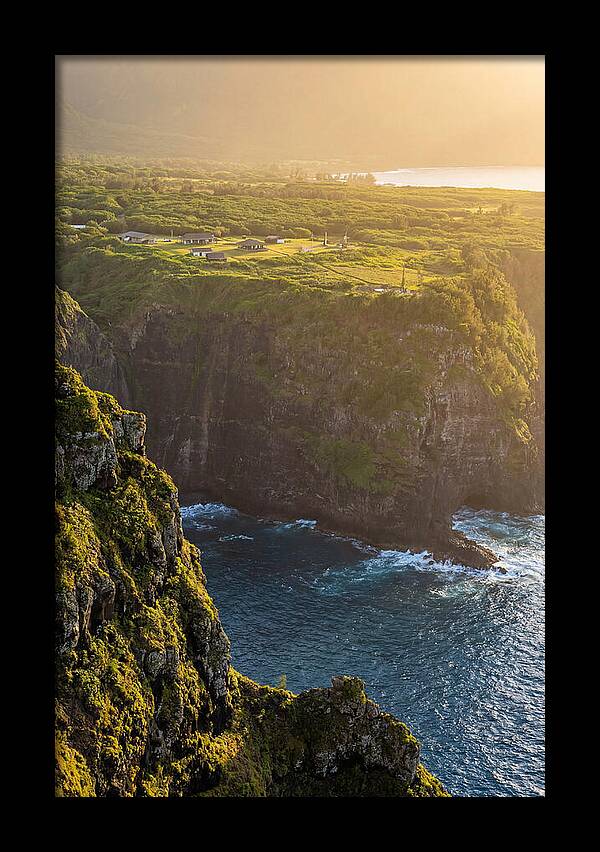 Kalaupapa Peninsula From Sea Cliffs Above