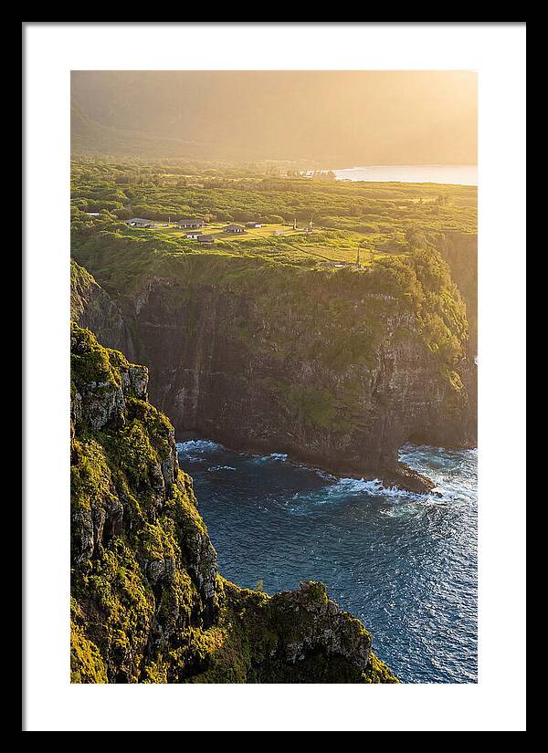 Kalaupapa Peninsula From Sea Cliffs Above