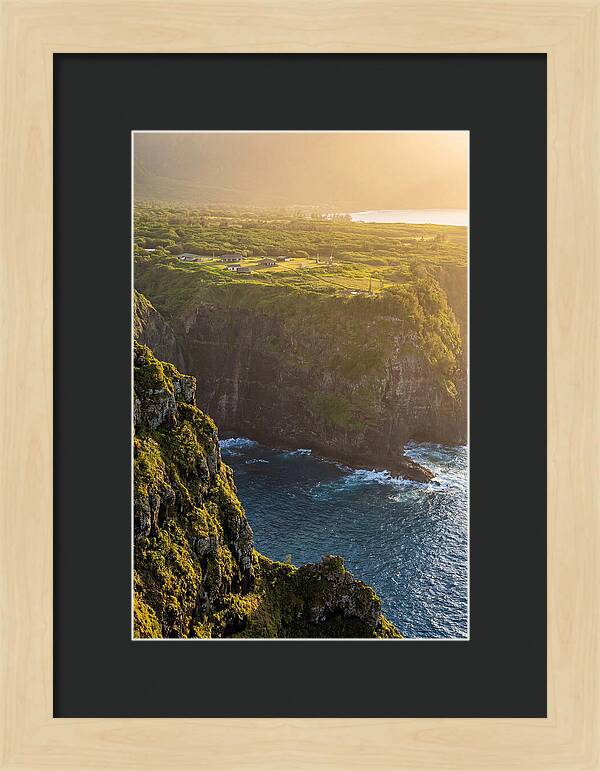 Kalaupapa Peninsula From Sea Cliffs Above