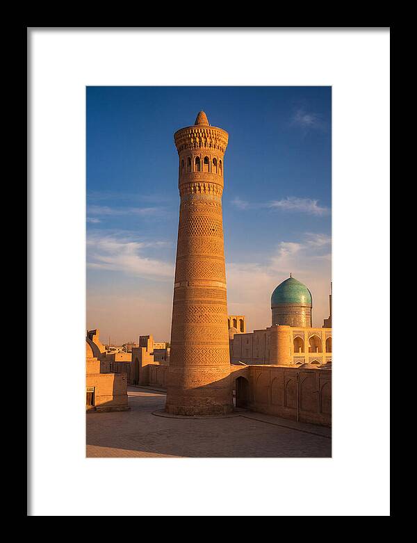 Kalyan Minaret At Golden Hour