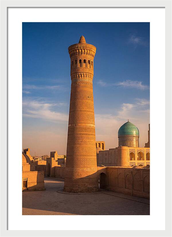 Kalyan Minaret At Golden Hour