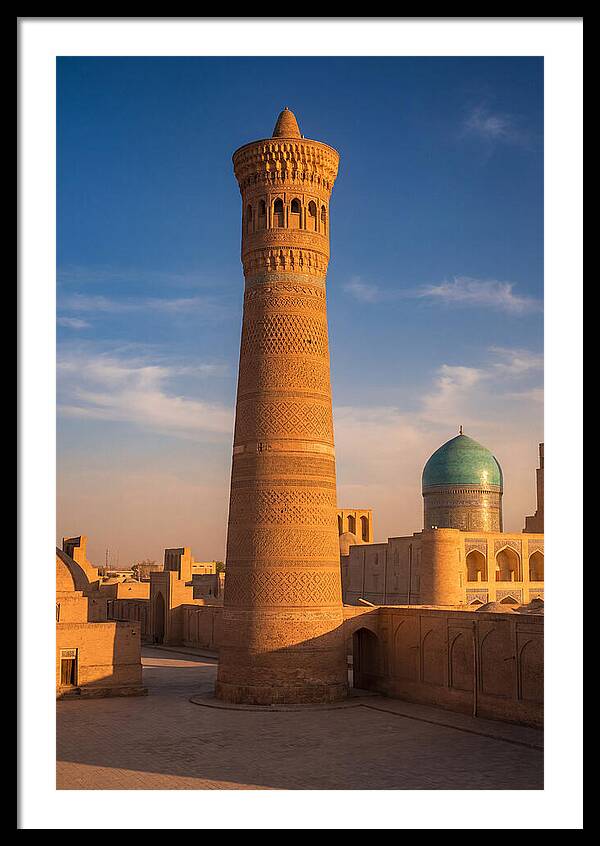 Kalyan Minaret At Golden Hour