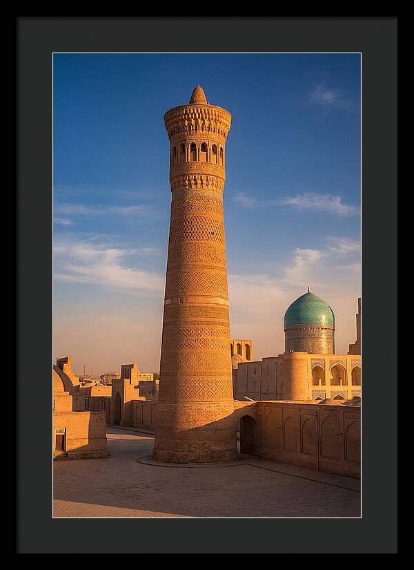 Kalyan Minaret At Golden Hour