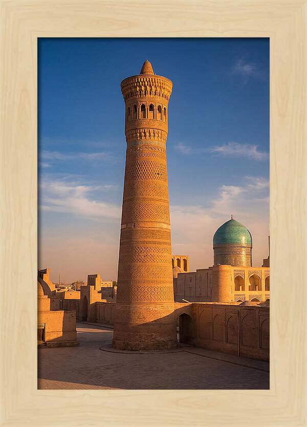 Kalyan Minaret At Golden Hour