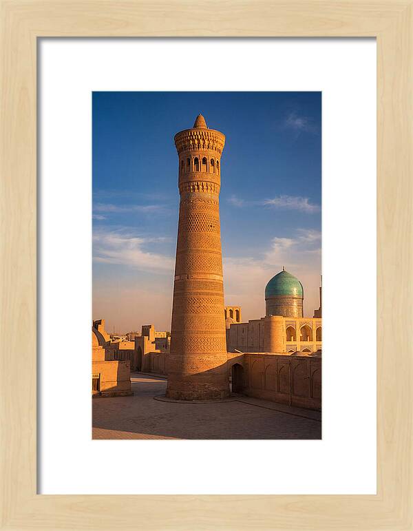 Kalyan Minaret At Golden Hour