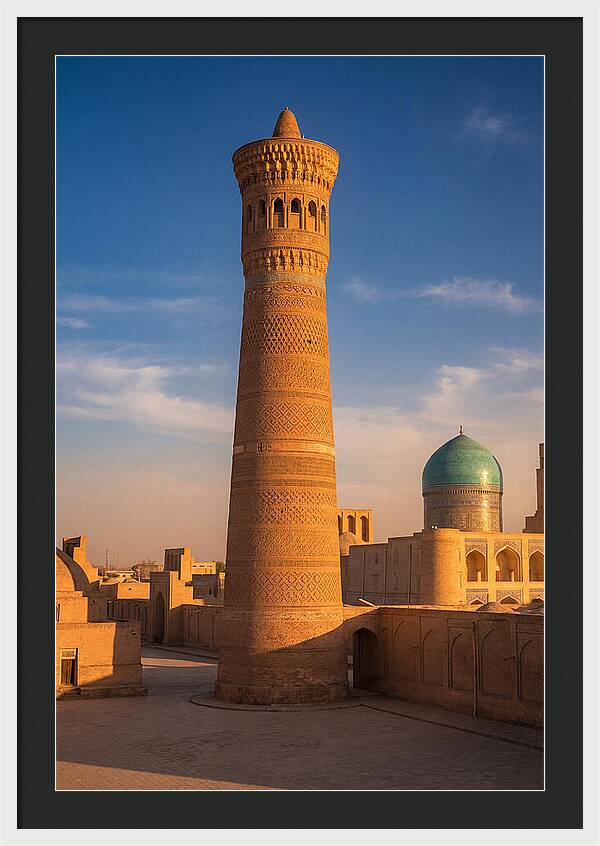 Kalyan Minaret At Golden Hour