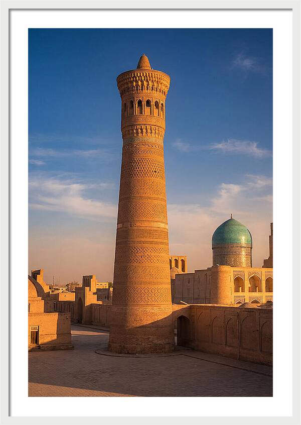 Kalyan Minaret At Golden Hour