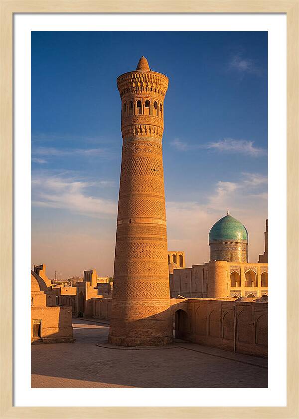 Kalyan Minaret At Golden Hour