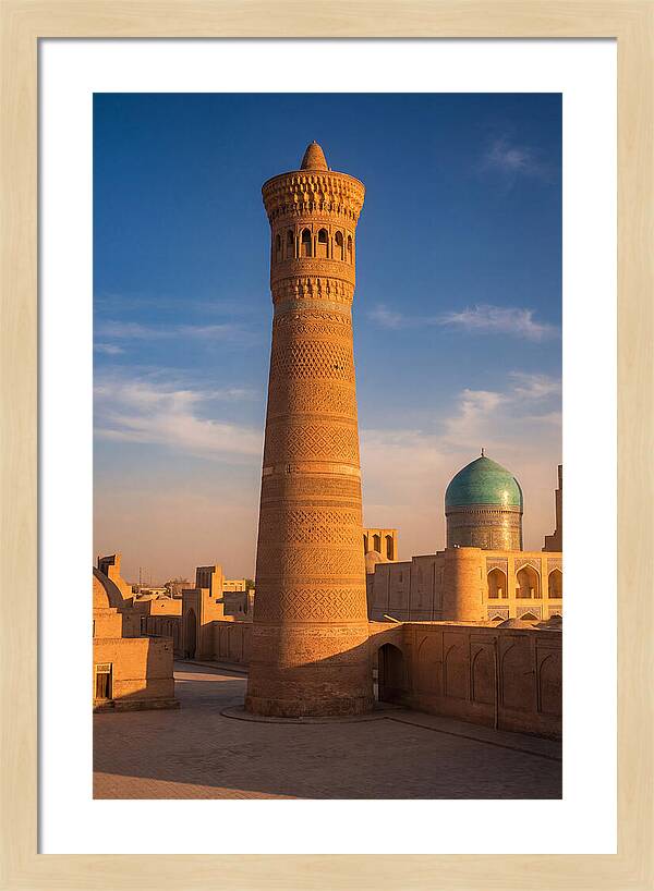 Kalyan Minaret At Golden Hour