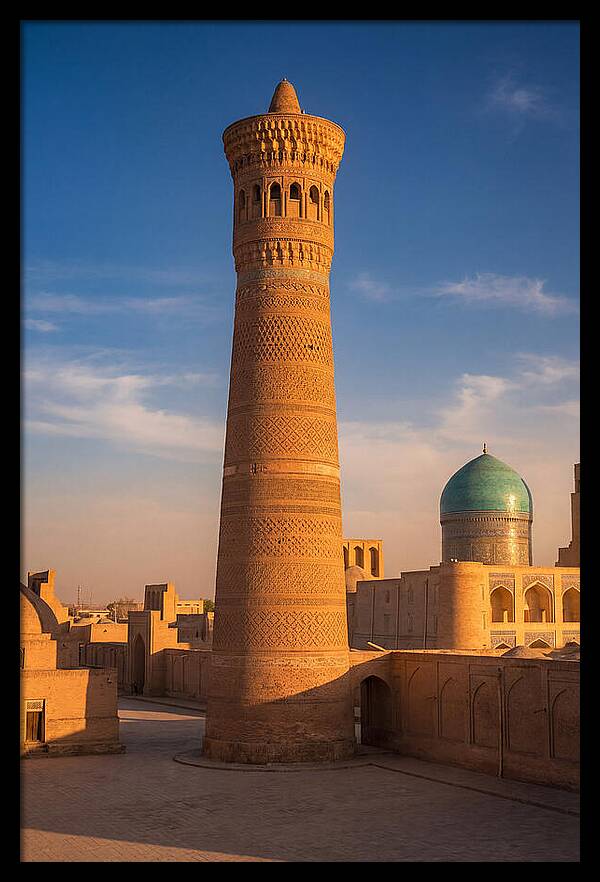 Kalyan Minaret At Golden Hour