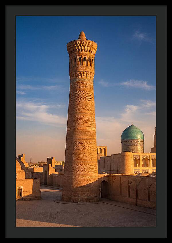 Kalyan Minaret At Golden Hour