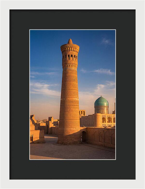 Kalyan Minaret At Golden Hour