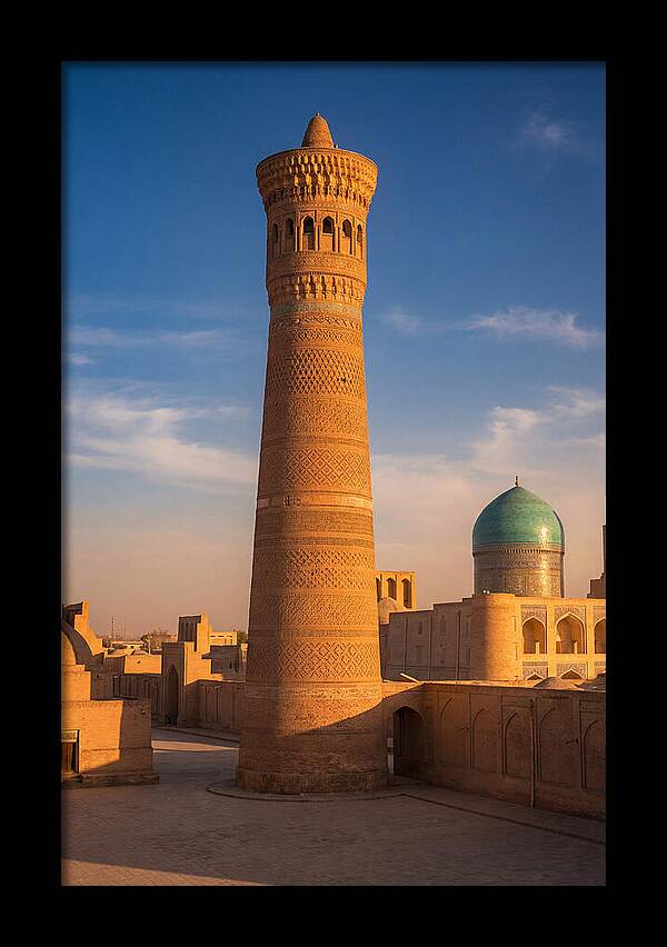 Kalyan Minaret At Golden Hour