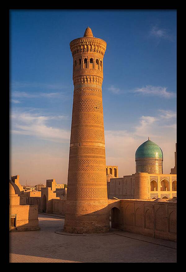 Kalyan Minaret At Golden Hour