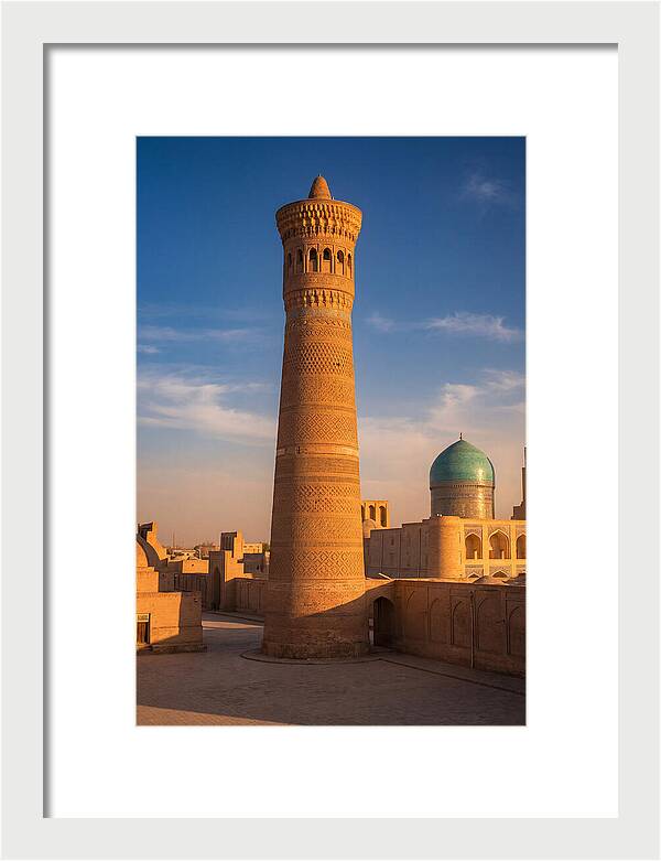 Kalyan Minaret At Golden Hour