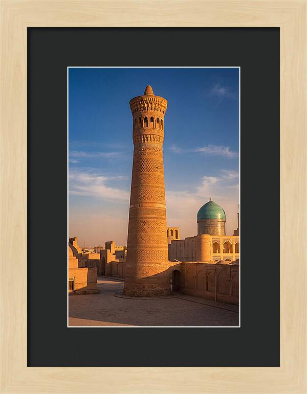 Kalyan Minaret At Golden Hour