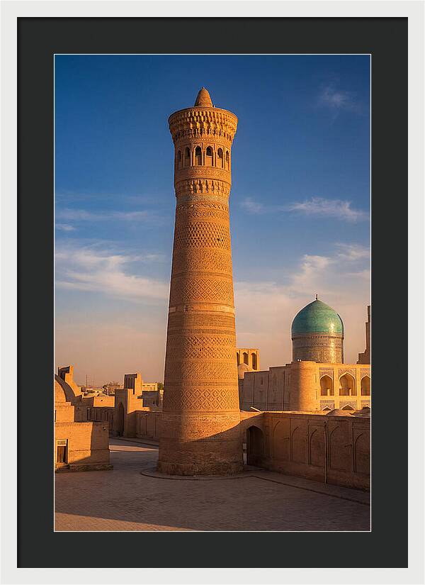 Kalyan Minaret At Golden Hour