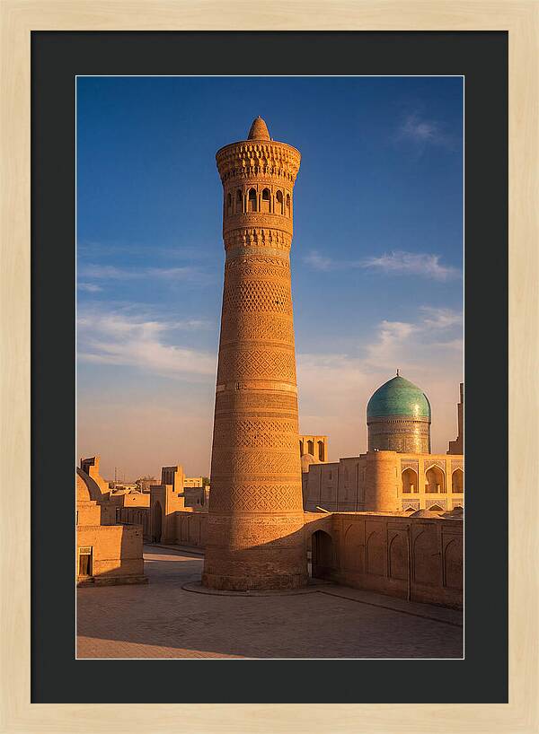 Kalyan Minaret At Golden Hour