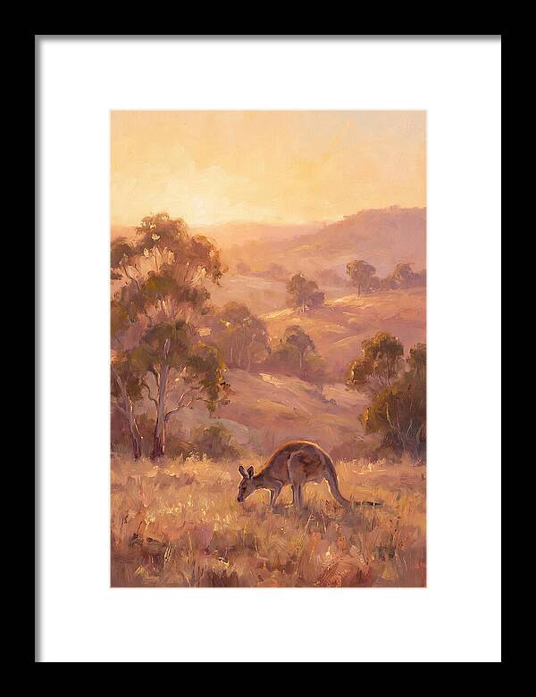 Kangaroo At Dusk