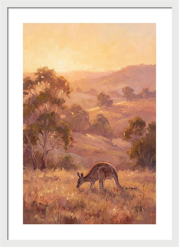 Kangaroo At Dusk