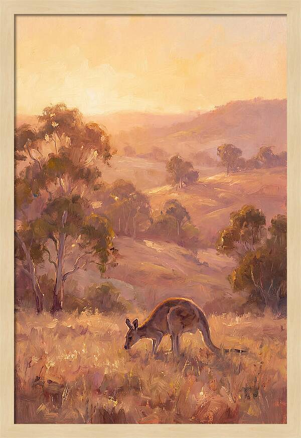 Kangaroo At Dusk