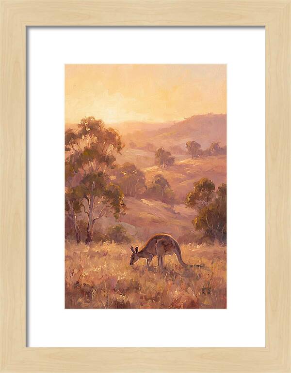 Kangaroo At Dusk