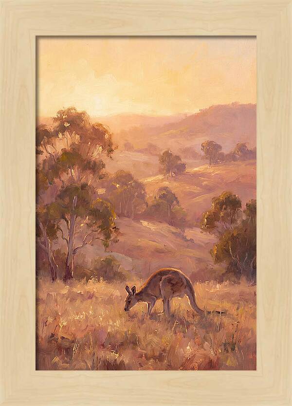 Kangaroo At Dusk