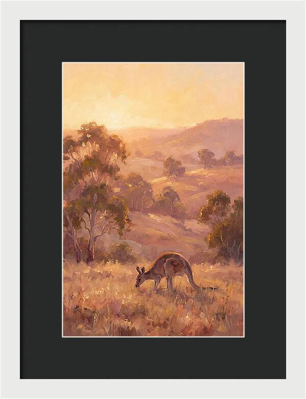 Kangaroo At Dusk