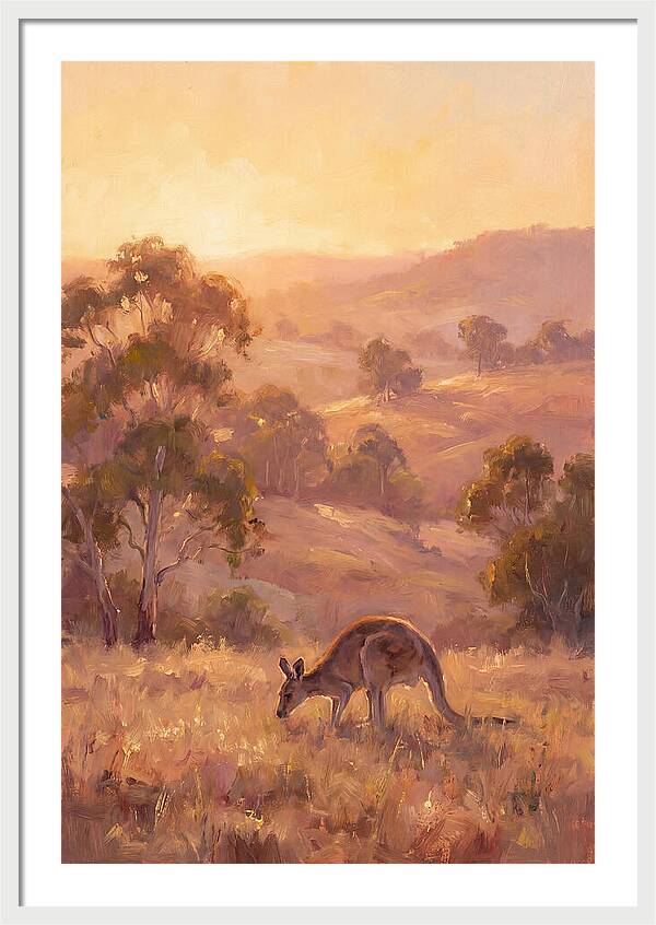 Kangaroo At Dusk