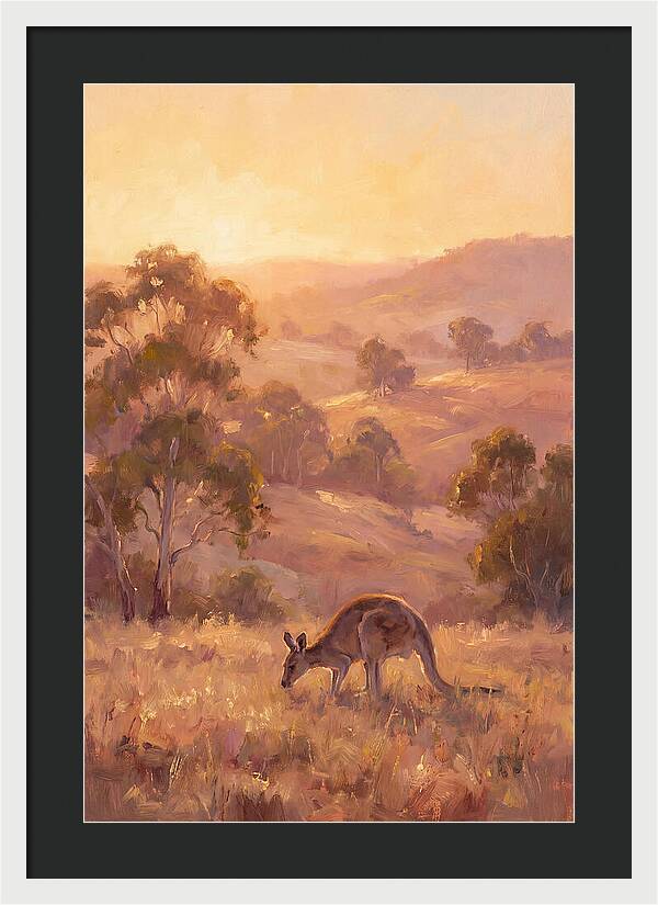 Kangaroo At Dusk