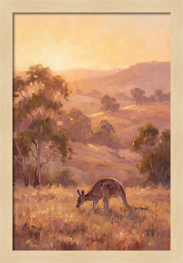 Kangaroo At Dusk