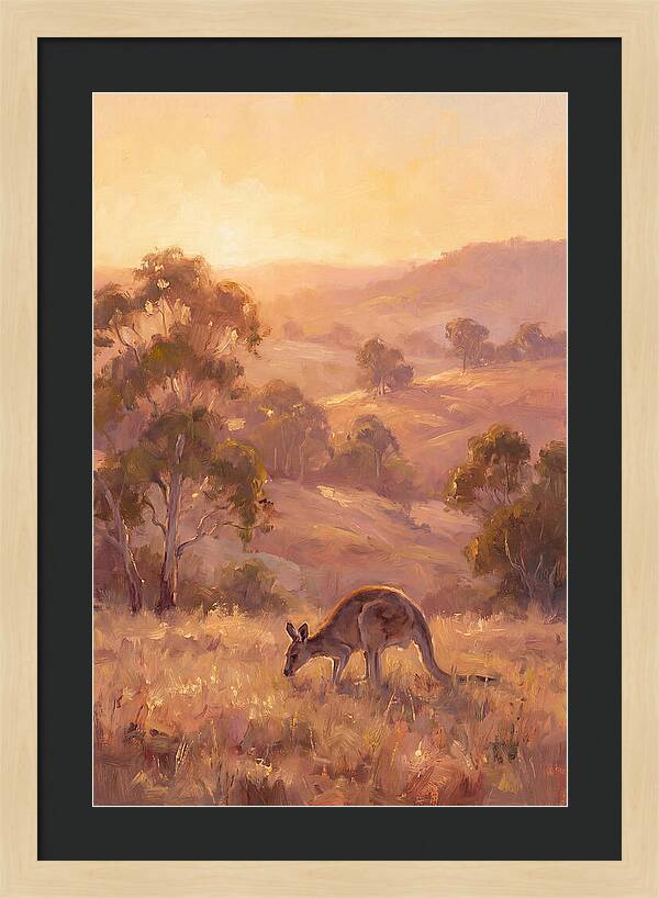Kangaroo At Dusk