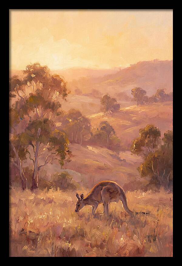 Kangaroo At Dusk