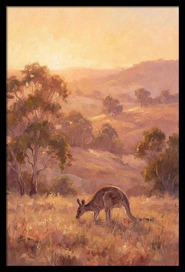 Kangaroo At Dusk